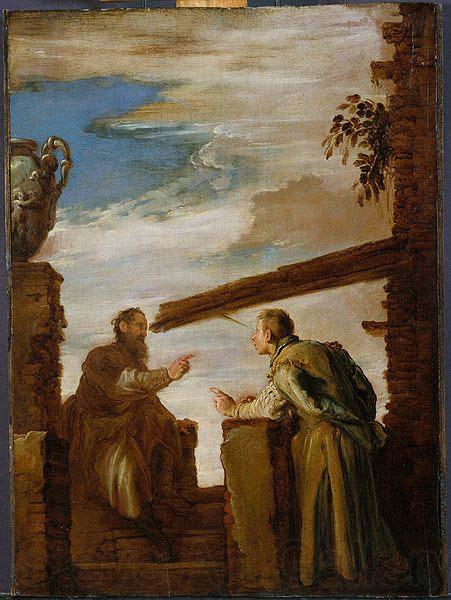 Domenico Fetti The Parable of the Mote and the Beam Spain oil painting art